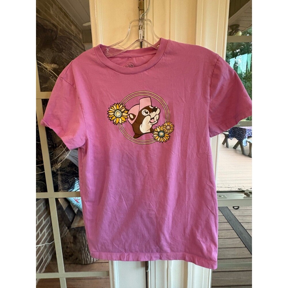 Buc-ee s Multi-Color "Love Me Some Boots & Buc-ees" T-Shirt- Small